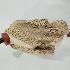 Bebe Short open cardigan Size XS Metallic Knitted